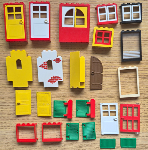 Lego vintage mixed lot doors - lego,