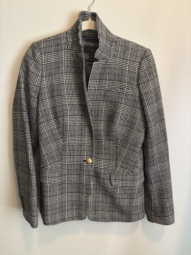 Crew wool blend blazer - blazer, —