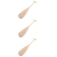  Set of 3 Canoe Paddle Wood Boat Wooden Oar Unfinished Kids Size Oars