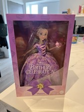 Mattel Disney Princess Birthday Celebration Rapunzel Fashion Doll Tangled Tiara