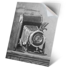 1 x Vinyl Sticker A2 - BW - Vintage Camera Photography Photo Retro #43719