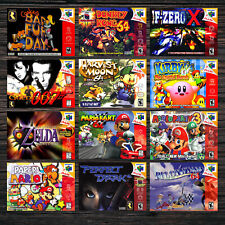 Nintendo 64 Box Art A4 Prints (297x210mm) (N64)