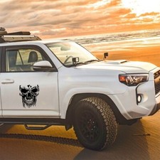 Skull car decal caravan - skull,