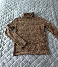 Zara Animal Print Roll Neck
