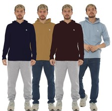 2Pack Hoodie Mens Plain Hooded
