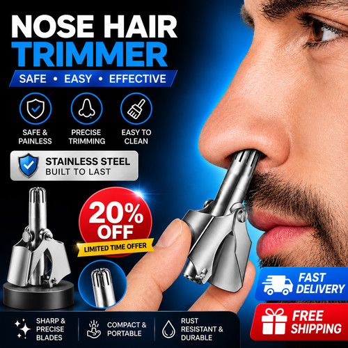 Manual nose hair trimmer - manual,