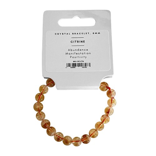 Crystal bracelet 8mm - crystal,