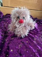 Hand Knitted Fluffy Chicken