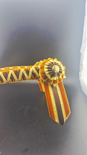 Brown gold fabric - brown, &
