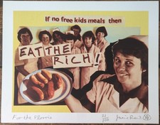 Jamie Reid Eat The Rich Hand