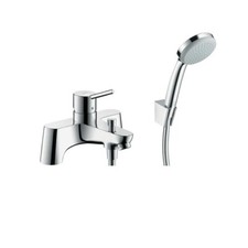 Hansgrohe 31426000 Talis 2-Hole Single Lever Rim Mounted Bath Shower Mixer Tap