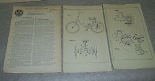 IMPROVEMENTS IN CHILDREN'S TRICYCLES JAMES CYCLE COMPANY GREET BIRMINGHAM 1947