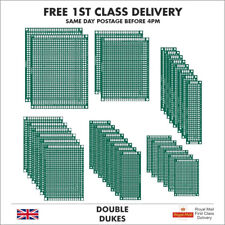Double Sided Prototype Circuit Board FR4 PCB Universal Board Green Arduino PI UK
