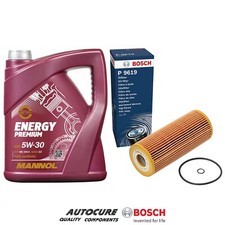 FOR VOLKSWAGEN VW Beetle 1.9 TDI 1999-2011 BOSCH SERVICE KIT OIL FILTER & 5L