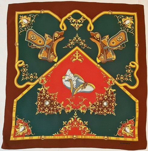 Scarf vintage authentic - scarf,