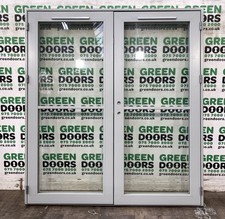 GREY ALUMINIUM FRENCH DOORS