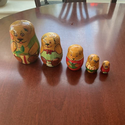 Vintage russian stacking dolls - stacking,