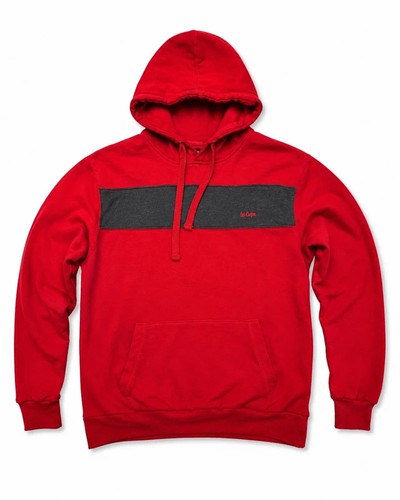 Lee cooper red hoodie - cooper, xl