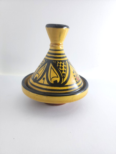 Small yellow moroccan tagine - small,