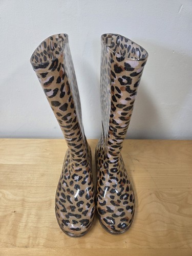 Girls brown leopard - brown, print
