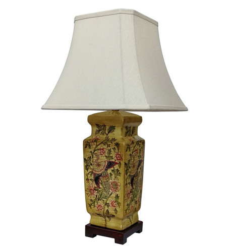 Gold ceramic lamp oriental - ceramic,