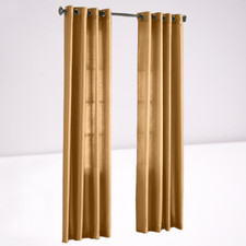 Faux Silk Grommet Drapes 1