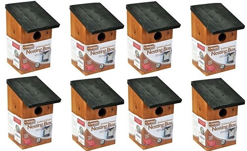 Wooden nesting box bird - 8,