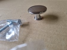 100x Round Chrome KNOB HANDLE
