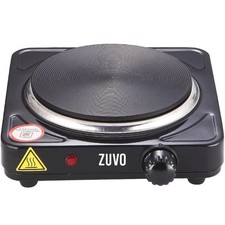 Zuvo Electric Hot Plate Black Single