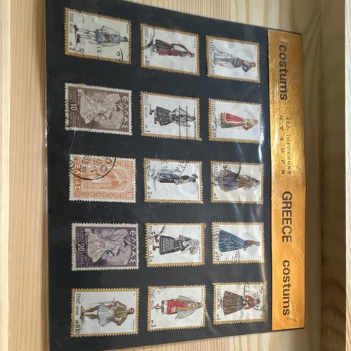 Greece costumes postage stamps - greece,