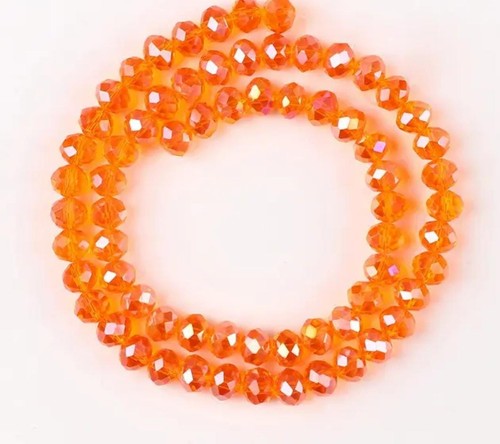 Rondelle round czech crystal - rondelle,