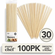100 Bamboo Skewers BBQ Kebab