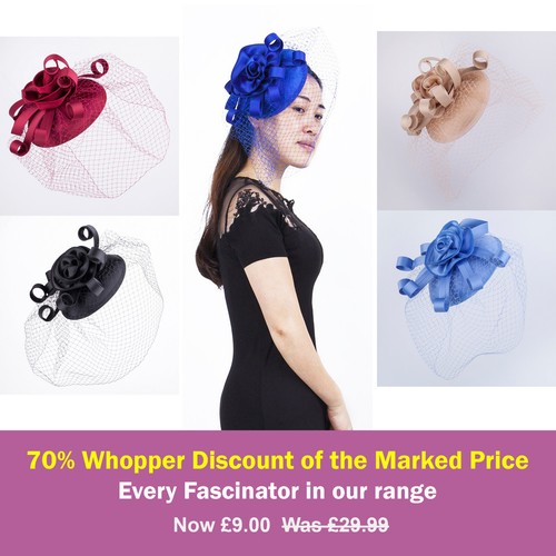 Eleanor fascinator classic - fascinator,,