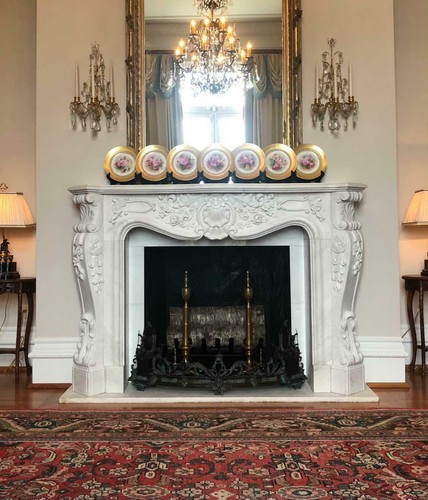 Carved marble estate french - carved,