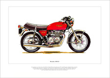 Fine art print depicting honda - fine,