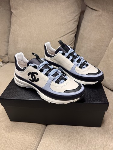 Chanel sneaker blue navy - chanel, 🩵