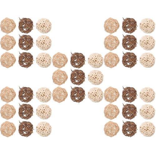 45pcs bird rattan - bird, balls