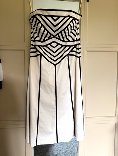 Coast cream black geometric - cream, &