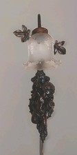   Antique Italian wall lamp cherub, putti, angel, lamp,  Art Nouveau 
