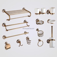 Vintage Brass Bathroom