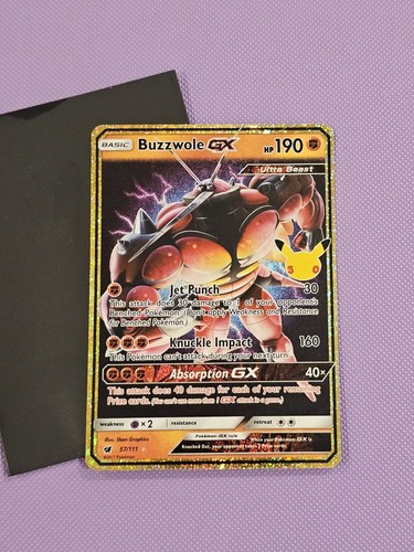 Pokémon tcg buzzwole gx - pokémon,