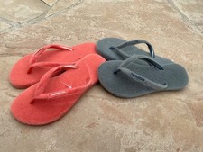Havaianas Slim Plush Flip Flop Sandal Women sizes 7/8