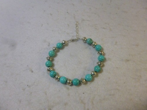 Turquoise and 925 silver - and,