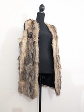 Real Fur Gilet UK M