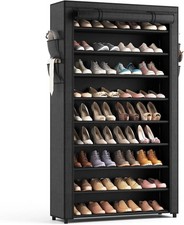 10-Tier Shoe Rack with Cover