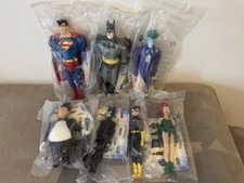 AWESOME VINTAGE MARVEL DC COMICS SUPER HEROES Figures X7 ALL NEW By QUICK Toys