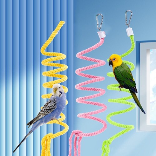 Pet bird rope perches - perches, parrot