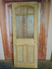GL 87 (27 3/4 x 75) Old Original Victorian Period Glazed Pine Door