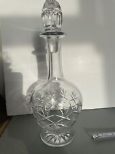 Crystal Cut Glass Decanter