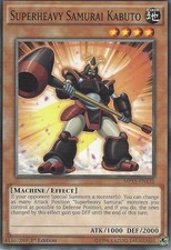YU-GI-OH CARD: SUPERHEAVY SAMURAI KABUTO - MP15-EN132 - 1st EDITION